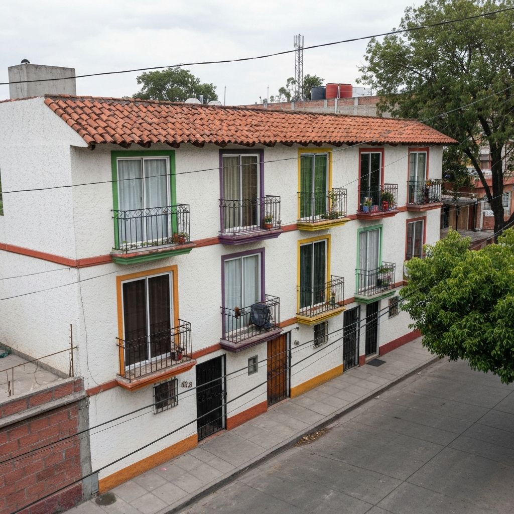 Pequeño edificio de kitnets - 2 pisos